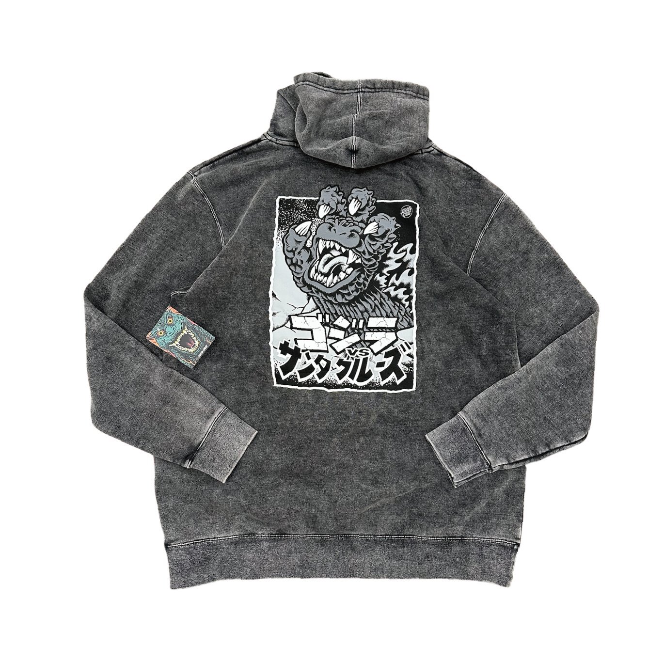 画像1: 【 Santa Cruz Skateboards 】GODZILLA HAND P/O HOODIE