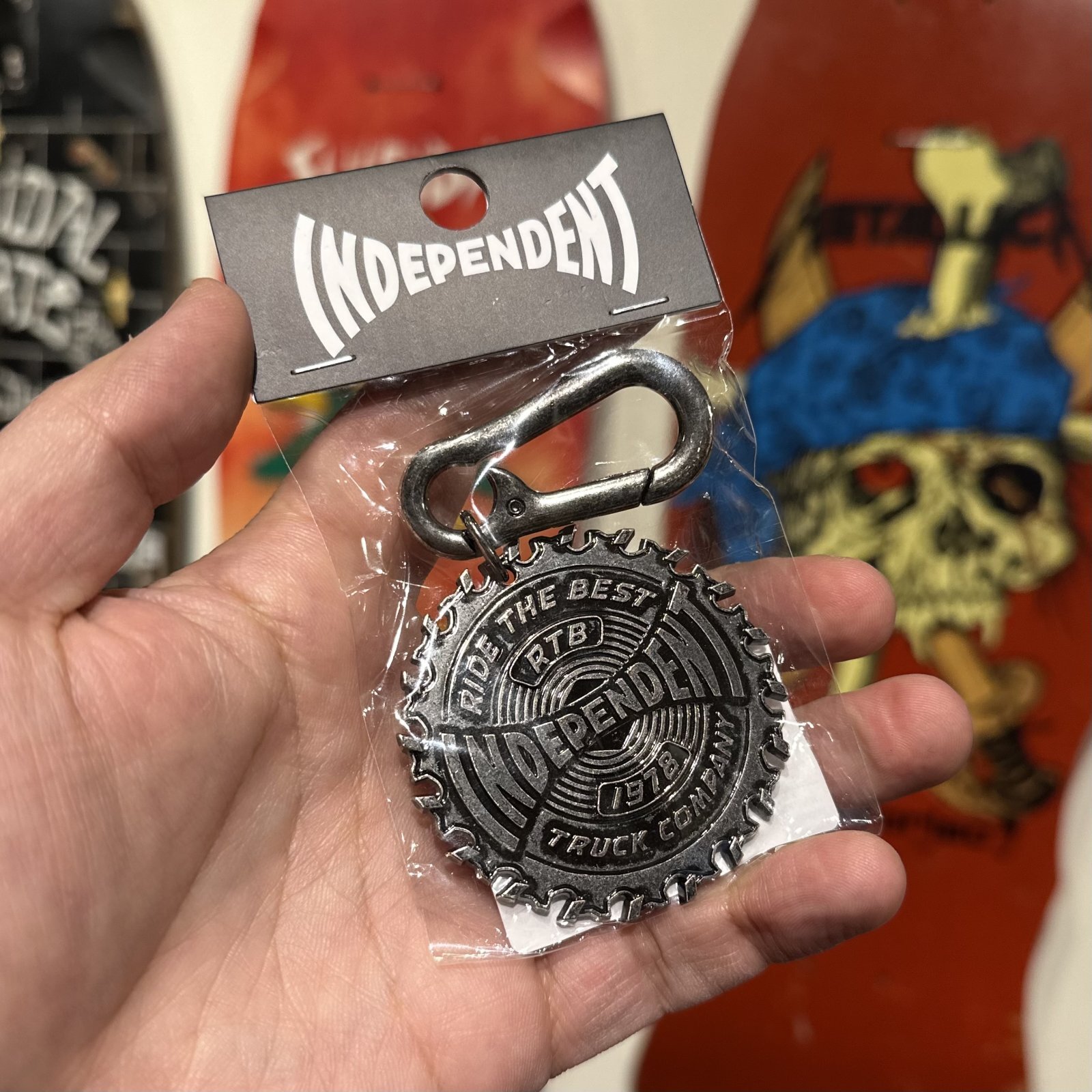 画像: 【 Independent Trucks 】Indy Buzzsaw Key Chain / Nickele