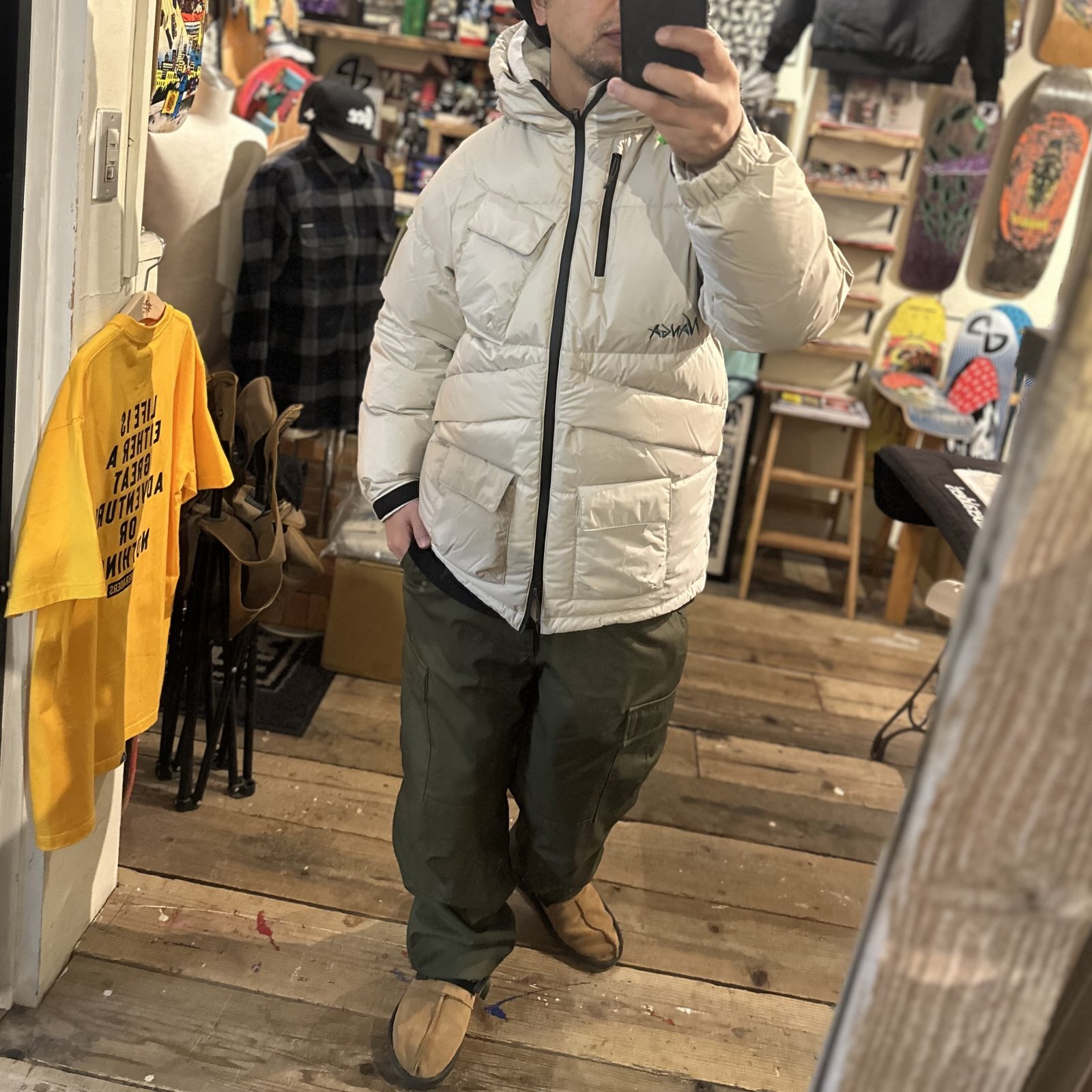 画像: 【 Liberaiders 】NANGA X LIBERAIDERS AURORA TACTICAL DOWN JACKET / IVORY
