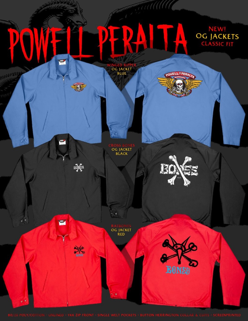 画像: ※予約受付中 1/15 18:00締切【 Powell Peralta 】OG JACKET "RATBONES" RED