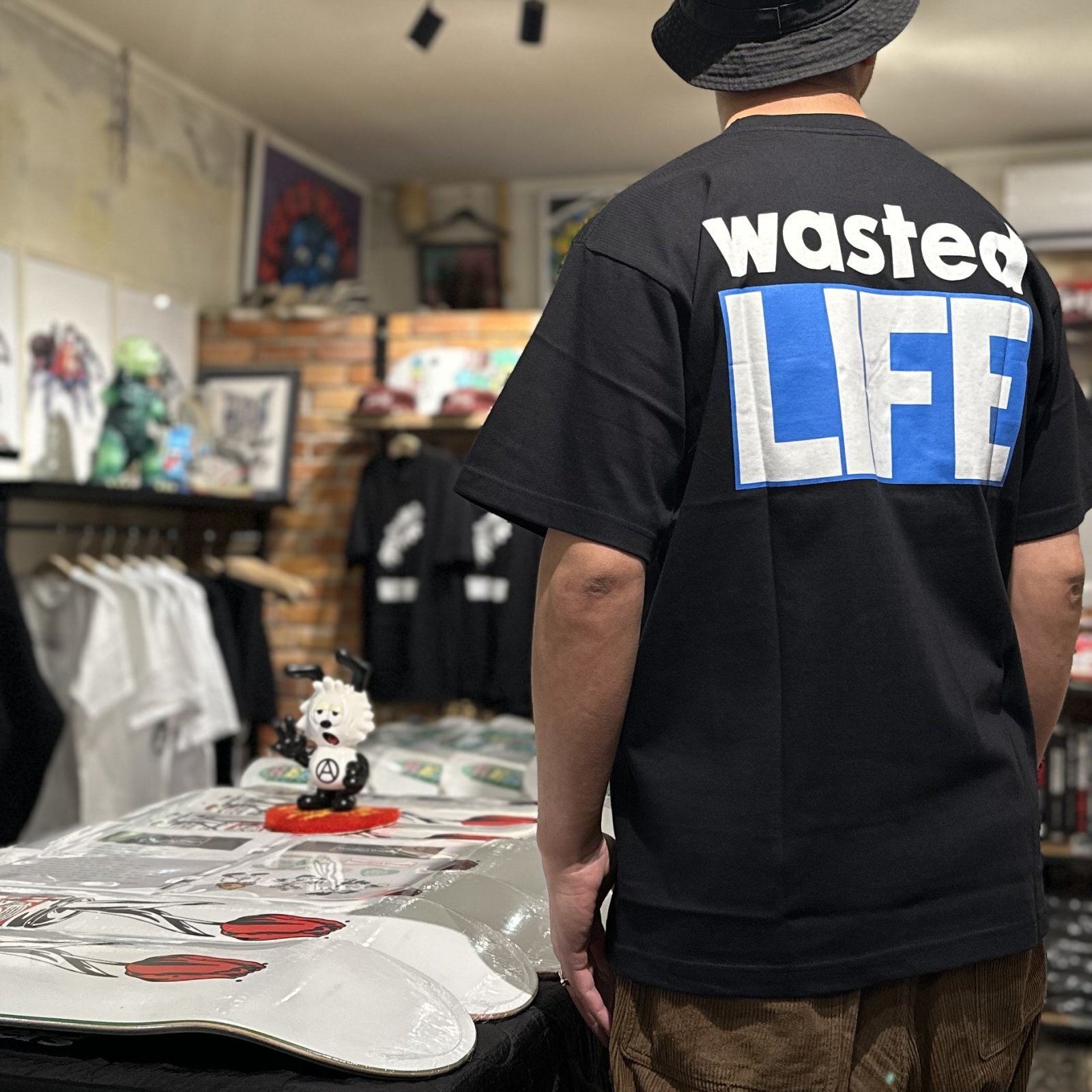 画像: 【 VERDY 】Wasted Youth / Wasted Life Tee（Black）