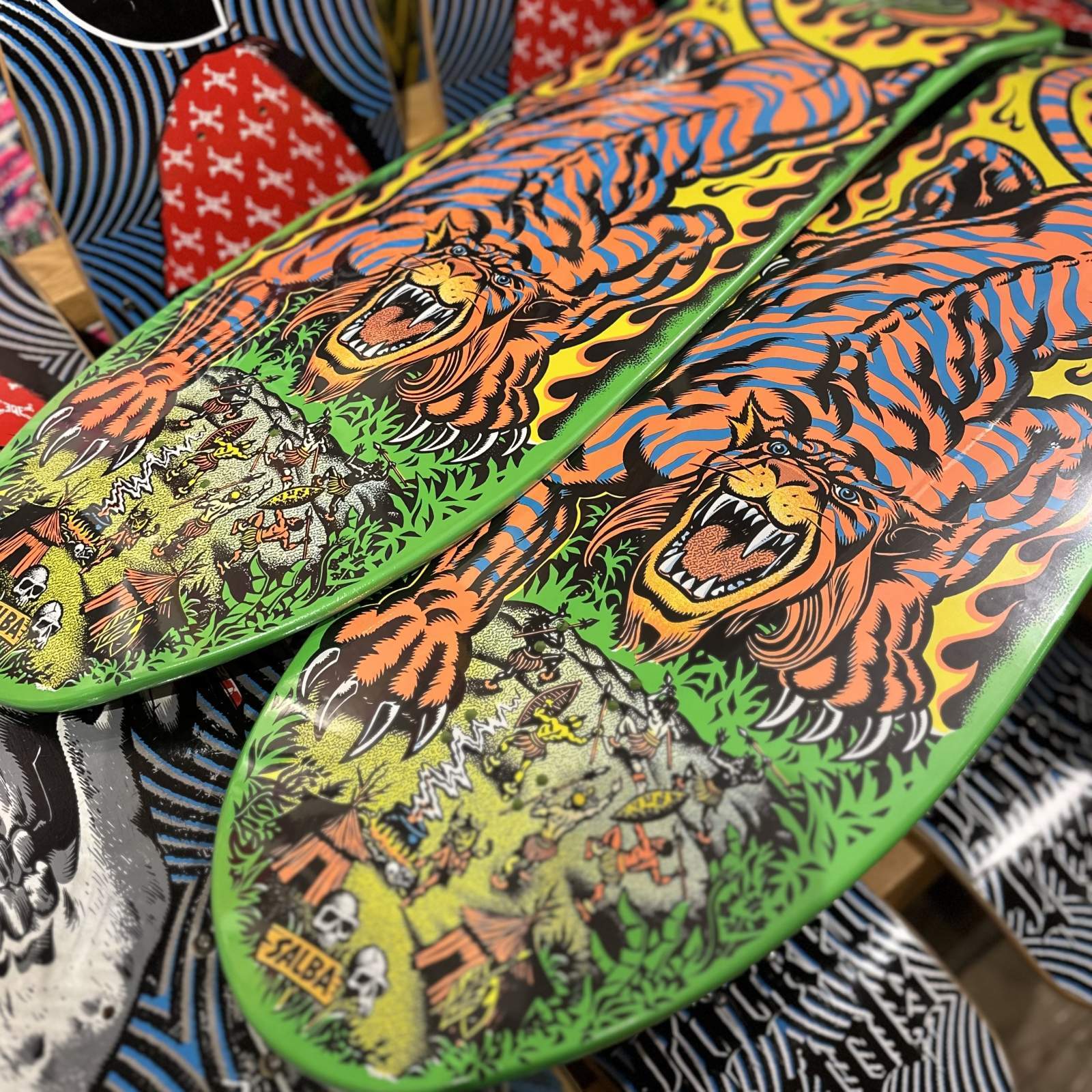 画像: 【 Santa Cruz Skateboards 】RE-ISSUE SALBA TIGER 10.3