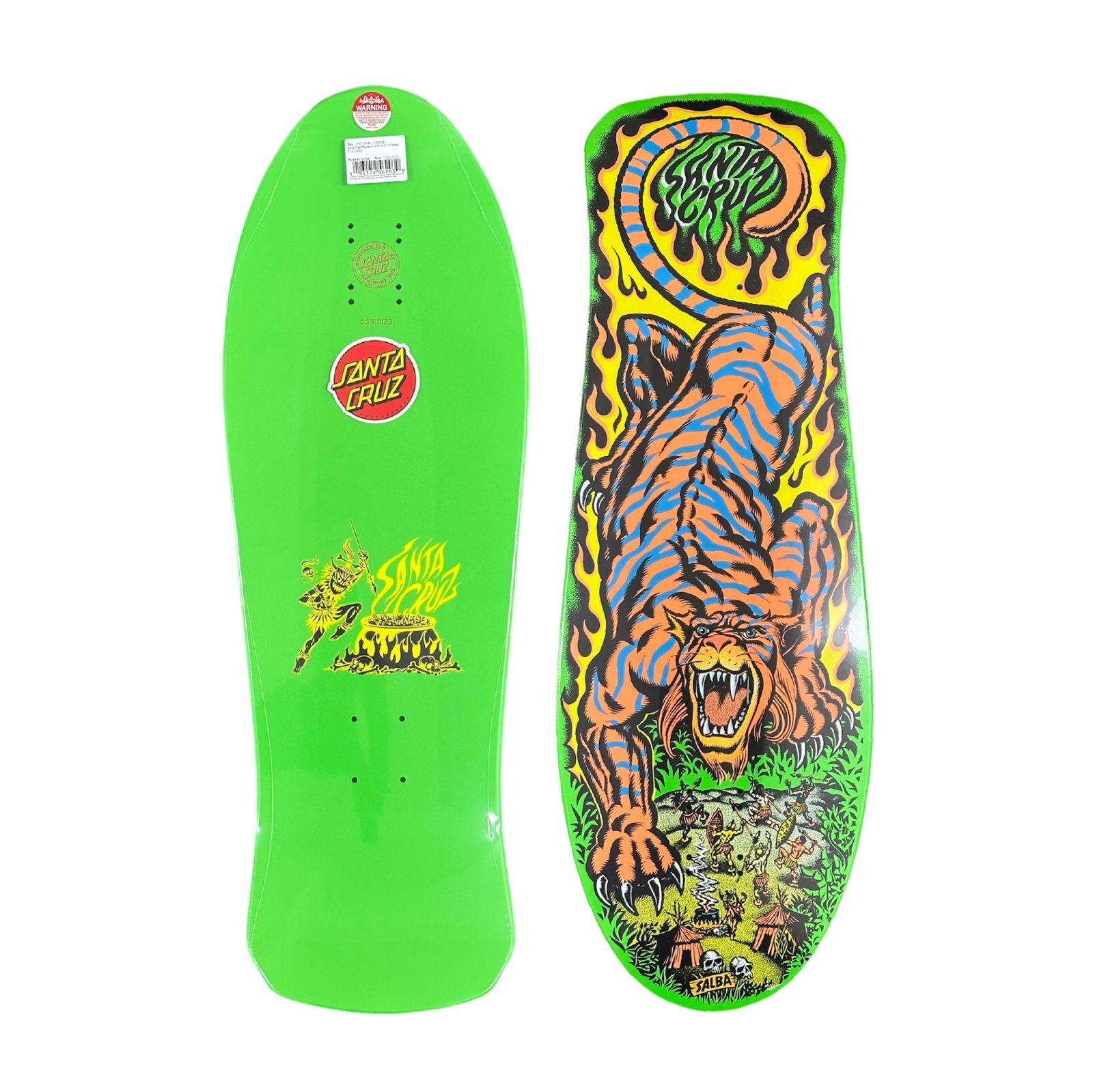 画像1: 【 Santa Cruz Skateboards 】RE-ISSUE SALBA TIGER 10.3