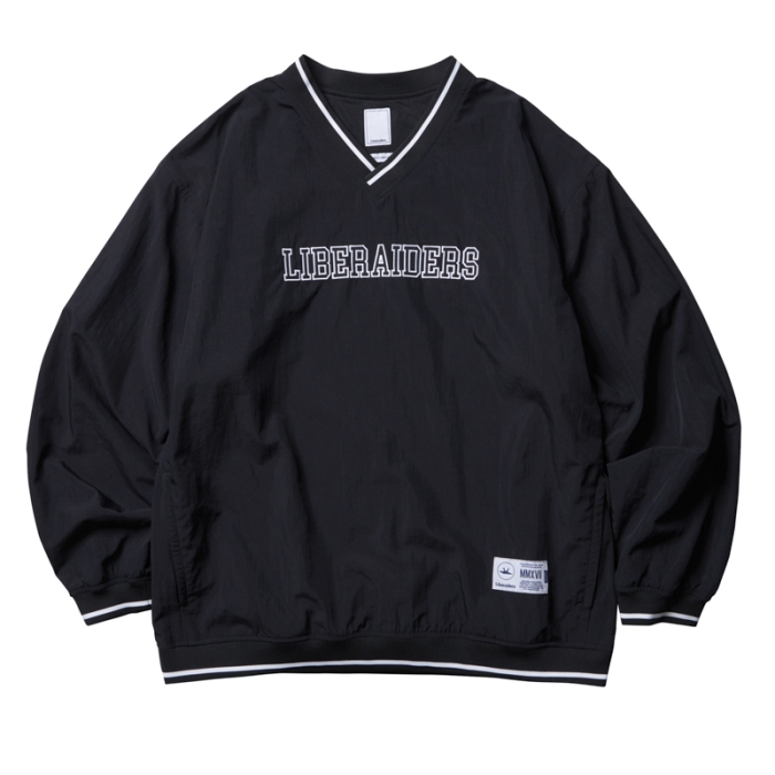 画像1: 【 Liberaiders 】LR NYLON PULLOVER / BLACK