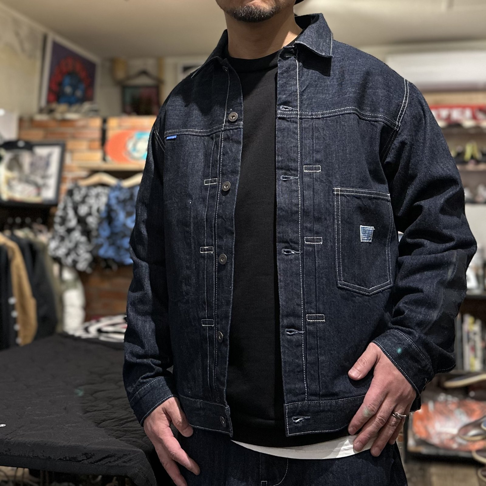 画像: 【 Liberaiders 】TRIBAL DENIM JACKET OW