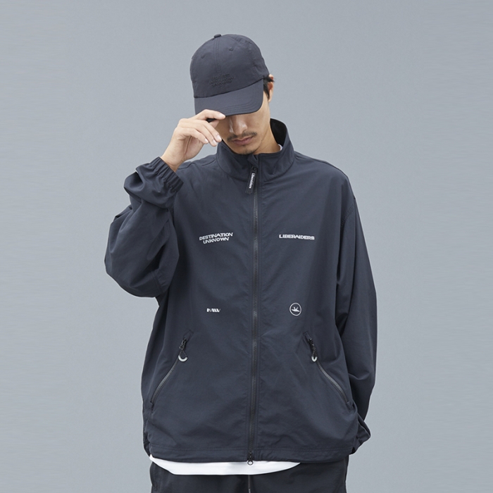 画像: 【 Liberaiders 】SUPPLEX NYLON WINDBREAKER / BLACK