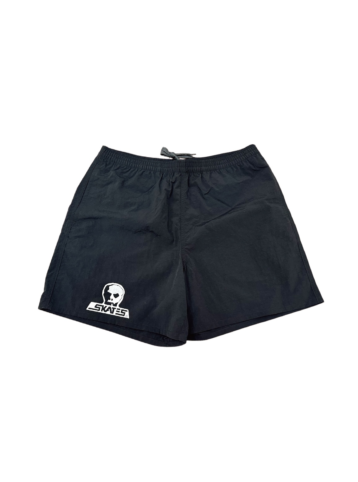 画像1: 【 Skull Skates 】SKULL LOGO NYLON SHORTS / BLACK