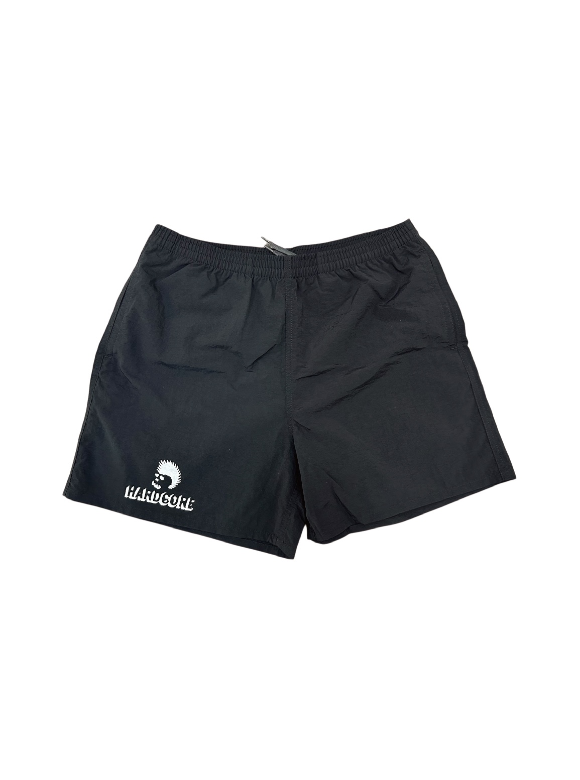 画像1: 【 Skull Skates 】HARDCORE LOGO NYLON SHORTS / BLACK