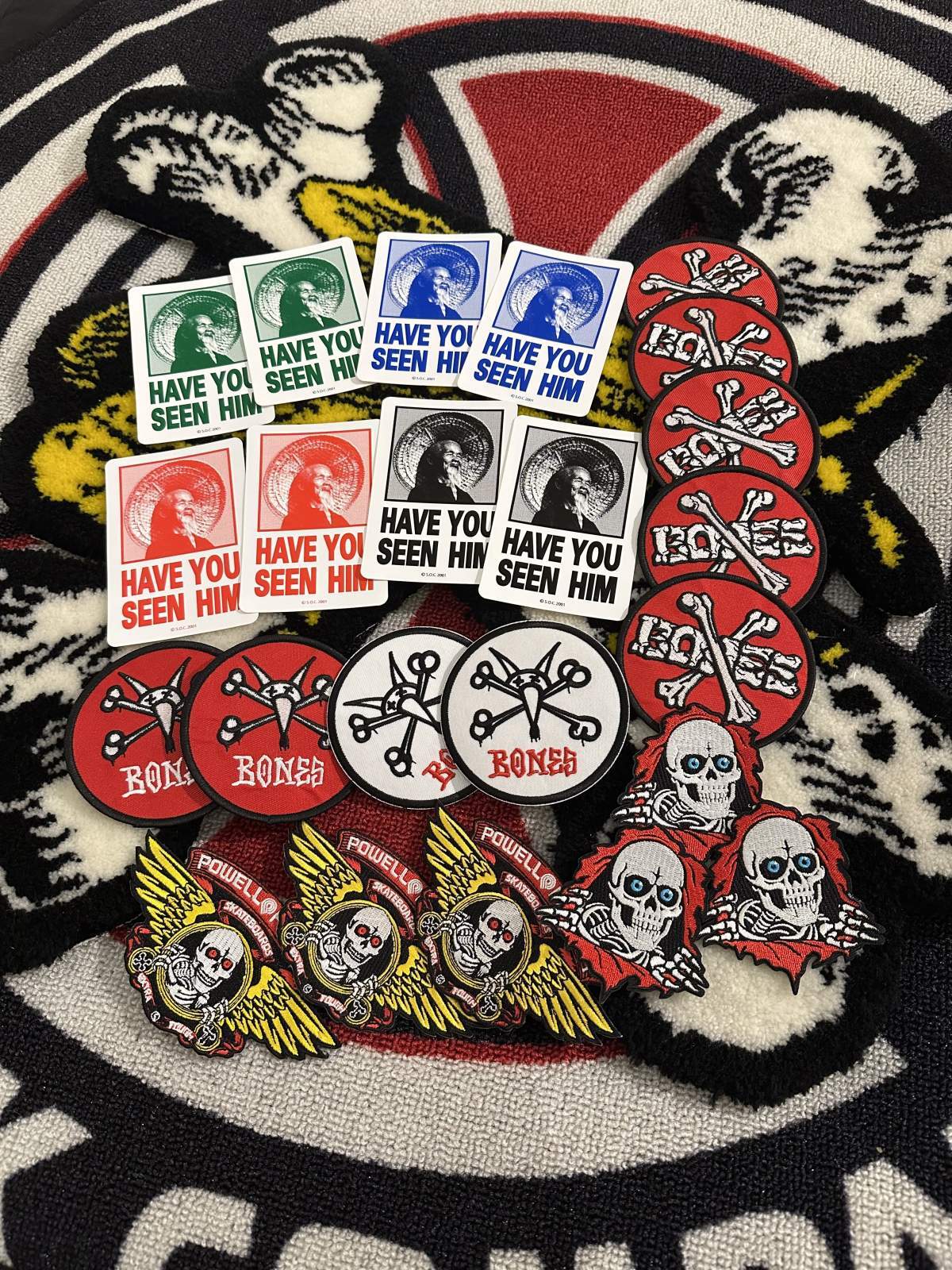 画像: 【 Powell Peralta 】ワッペン VATO RAT WHITE 3.5"