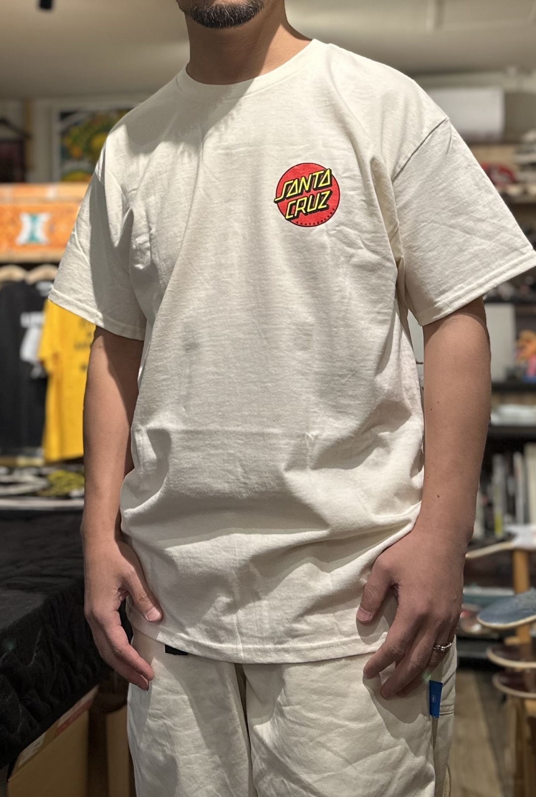 画像: 【 Santa Cruz Skateboards 】Kieth Meek "SLASHER" T-Shirts / Natural