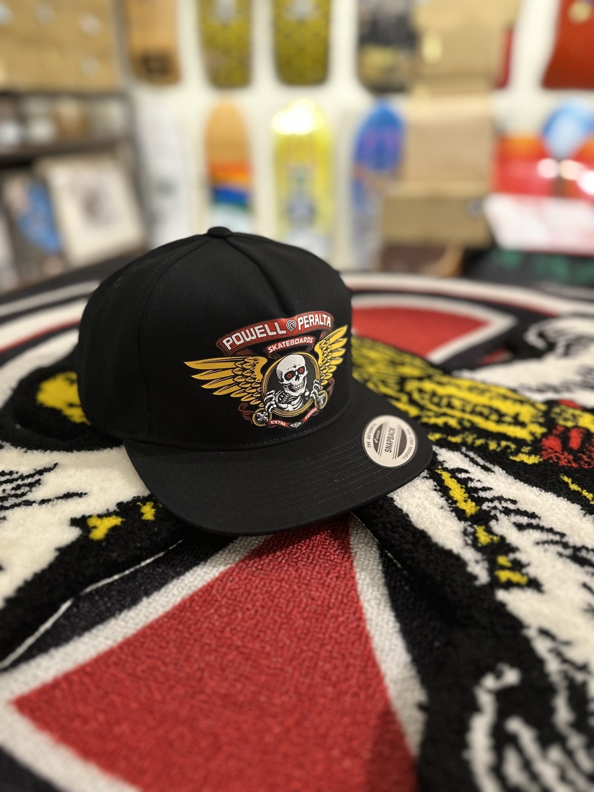 画像: 【 Powell Peralta 】 WINGED RIPPER SNAPBACK CAP / BLACK