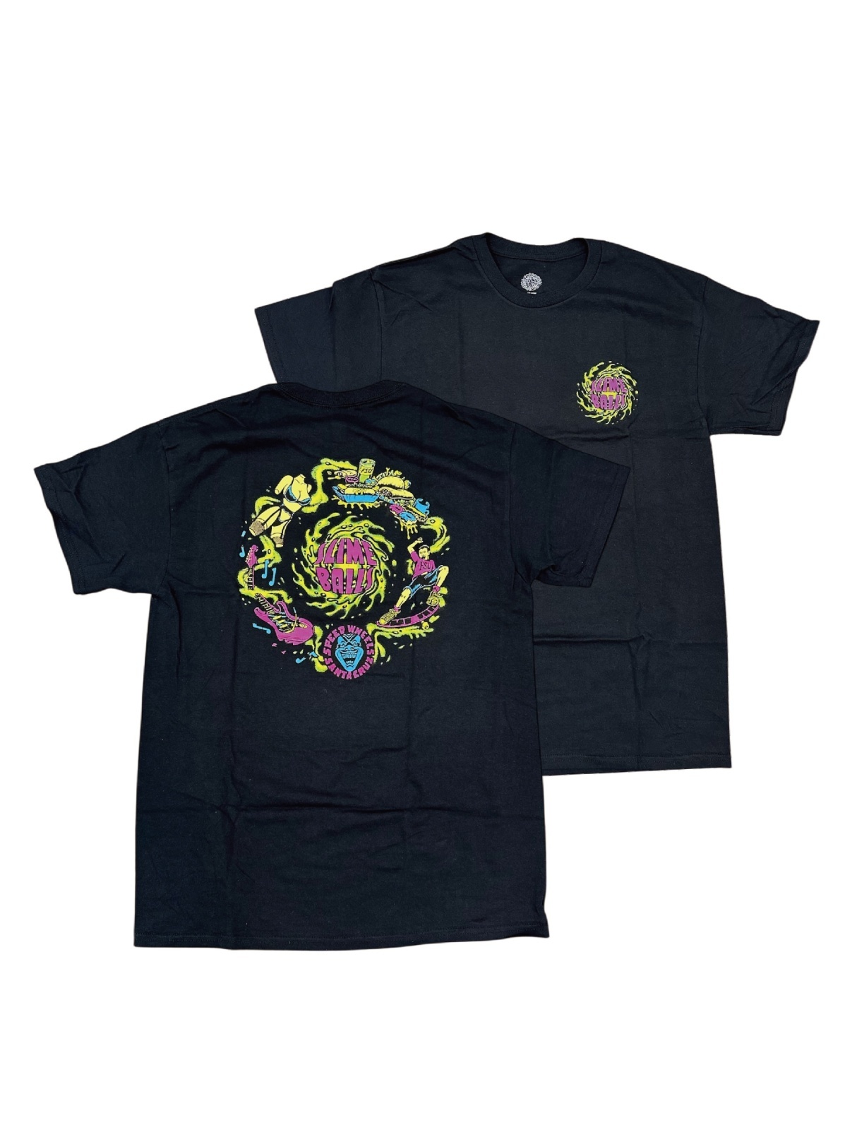 画像1: 【 Santa Cruz Skateboards 】SLIMEBALL "FSU" T-SHIRTS / BLACK