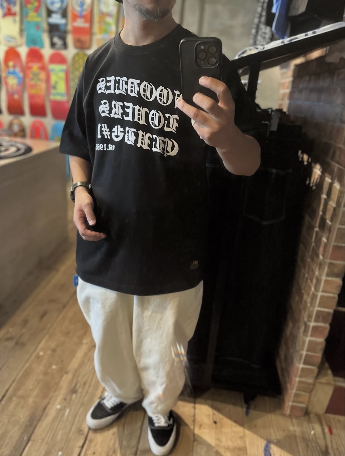 画像: 【 北熊xQee 】北熊40th Exclusive / OLDSCHOOL TEE（BLACK）