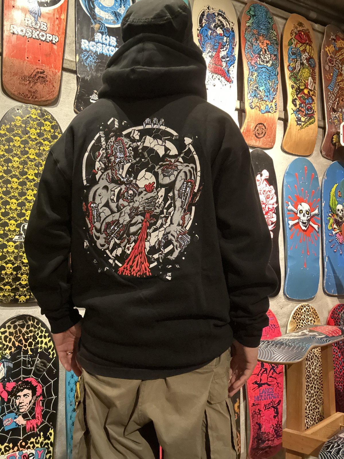 画像: 【 Sanat Cruz Skateboards 】P/O HOOD ROSKOPP DISSECT 25FA / BLACK